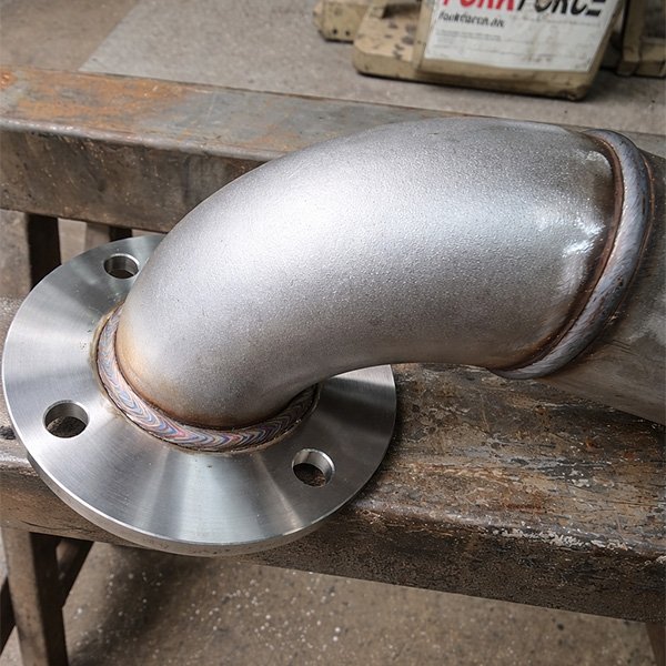 Stainless steel pipework